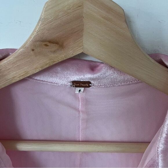 Free People Women's XS Shayla Velvet Ruched Mini Dress. - Picture 3 of 11